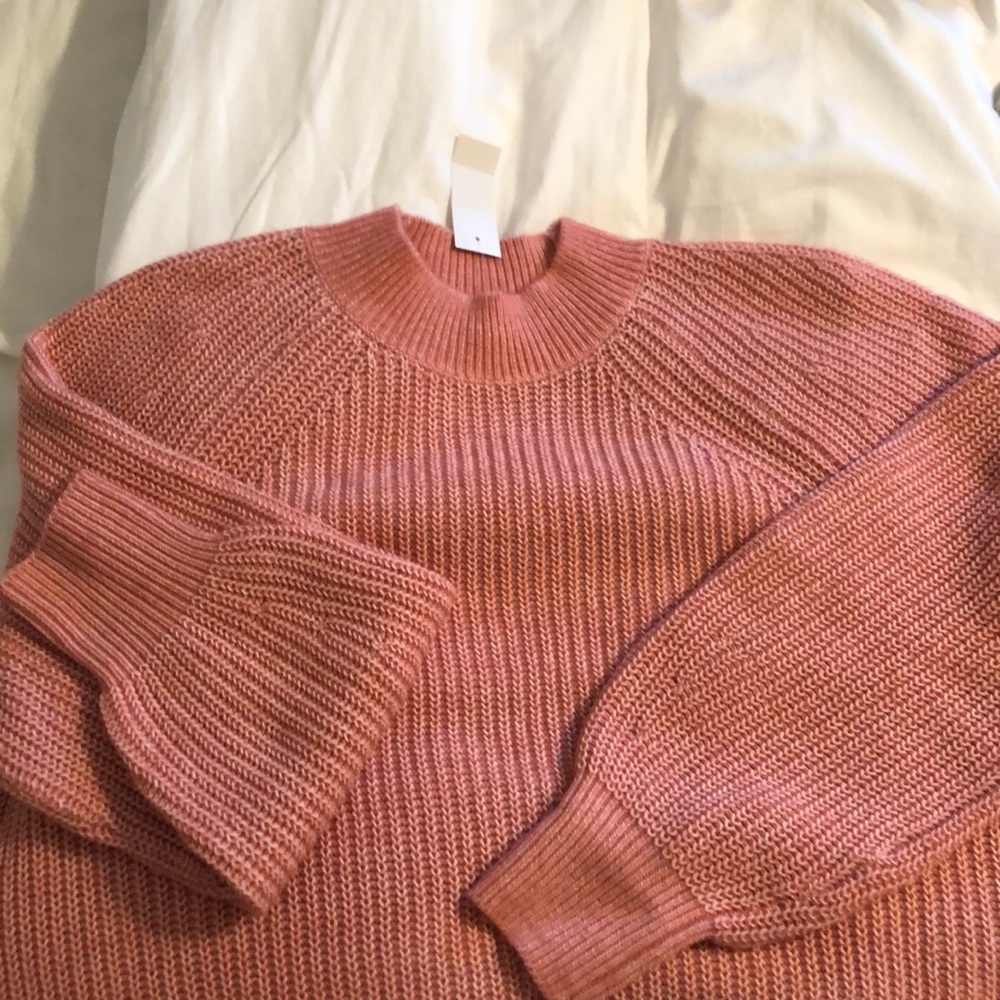 LOFT Pink Sweater NWT